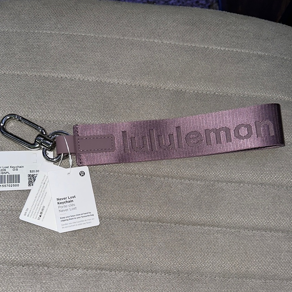 lululemon athletica Purple Keychain